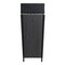 Happimess Keaton Modern 24.13 Gal. All-Weather Wicker/Metal Lidded Hideaway Outdoor Trash Can, Dark Navy/White HPM1203E - alternate 4