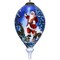 Homeroots Starry Heaven and Santa Hand Painted Mouth Blown Glass Ornament 477512 - alternate 3