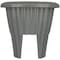 Pure Garden Railing Planter 13.5 in Round Flower Box w/ Drainage Insert 2.64-Gallon Outdoor Planter Box 50-LG1464 - alternate 3