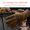 Ergodyne XL Brown Goatskin Leather CR Impact Gloves 713 - alternate 7