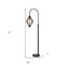 Homeroots 67" Black Traditional Shaped Floor Lamp 526278 - alternate 3