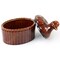 Martha Stewart 9 Inch Stoneware Sculpted Goose Covered Oval Baker in Brown 120453.02 - alternate 4