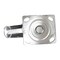 Vestil Ductile Steel V-Groove Swivel With 4-Position Lock Caster 8 In. Diameter x 2 In. Width Black CST-CI-VG-8X2-S-4L - alternate 3