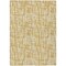 Homeroots 3' X 5' Gold Brown And Beige Abstract Washable Indoor Outdoor Area Rug 602497 - alternate 5