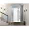 Vdomdoors Steel Door Deux 1713 White Enamel Sidelight and Transom Black Window Stainless Inserts Single Moder DEUX1713EXD-BEM-W36+12 x H80+16-Right-hand Inswing - alternate 3