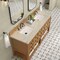 James Martin Vanities Malibu 72" Double Vanity, Amber Birch, w/ 3 CM Tajnar Eclos Top 505-V72-AMB-3TJR - alternate 3