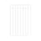 Nuvo Iron 33-in W x 46-in H Glossy Wht Coral Gate 36-in W Opening Self Close Hardware W/Dbl Side Handle ICG03346GW - alternate 1