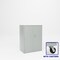 Pucel Heavy Duty 2-Door Storage Cabinet with Casters, 36 in W x 54 in H x 24 in D, Light Blue HDSC-3648-24-2C - alternate 1