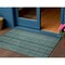 Homeroots 3' X 5' Teal Blue Aqua And Gray Striped Washable Indoor Outdoor Area Rug 616388 - alternate 1