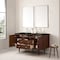 James Martin Vanities Amberly 60" Double Vanity, Mid-Century Walnut, w/ 3 CM Phantome Eclos Top 670-V60D-WLT-3PHT - alternate 4