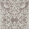 Homeroots 8' X 10' Taupe And Ivory Damask Washable Indoor Outdoor Area Rug 614464 - alternate 2