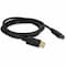 Add-On 6FT DISPLAYPORT 1.2 MALE TO FEMALE BLACK CABLE MAX RESOLUTION UP TO 3840X2 DISPLAYPORTMF6F - alternate 2
