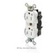 Leviton Straight Blade Receptacle, 5-15R, 15 A, 125V AC, Self-Grounded MT562-2SG - alternate 2