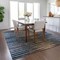 Homeroots 10' X 14' Blue Brown And Sky Blue Striped Washable Indoor Outdoor Area Rug 577985 - alternate 2