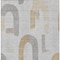 Homeroots 5' X 8' Silver And Gold Geometric Washable Indoor Outdoor Area Rug 618119 - alternate 4