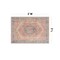 World Rug Gallery Rust Medallion Washable Rug - Flat Pile Vintage Design, Easy Care for High-Traffic Areas 2 ftx3 ft WR170RUST2X3 - alternate 4