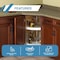 Knape & Vogt Lazy Susan, Polymer, White, 28 in W, 31.5 in H, 28 in L KV.PFN28STW - alternate 5