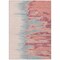 Homeroots 3' X 5' Coral Pink And Gray Abstract Washable Indoor Outdoor Area Rug 601194 - alternate 4