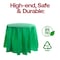 Smarty Had A Party 84 Hunter Green Round Disposable Plastic Tablecloths 96 Tablecloths, 96PK 823270-HG-CASE - alternate 4
