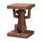 Bali & Pari Miyoco Monkey End Table - Handwoven Rattan Sculptural Accent Side Table with Platform Base 270-14843-ZORO - alternate 1