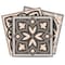 Homeroots 4" X 4" Espresso Brown Mosaic Peel And Stick Removable Tiles 390813 - alternate 1