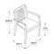 Office Star Products Sonoma Wood Back Guest Chair, Cherry SON77CHY-3 - alternate 4