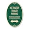 Signmission Parking Restriction Sign No Tractor Trailer P, 12 In X 18 In Architectural, Heavy Gauge Aluminum A-OV-G-1218-23372 - alternate 1