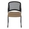 Office Star Products ProGrid Titanium & Black Visitors Chair, Sled Base, Icon Brown 86725R-232 - alternate 2