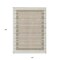 Homeroots 10' X 14' Ivory And Beige Striped Washable Indoor Outdoor Area Rug 610479 - alternate 5