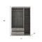 Homeroots Gray Solid and Manufactured Wood Bedroom Set 592878 - alternate 4