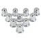 Mytee Products Chrome Metal Push-On Lug Nut Cover with Flange, 33mm, 2in H, Set of 60 Pcs, 6PK LNC-CHROME-51x33x6 - alternate 5