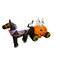 Celebrations 10 ft. LED Prelit Ghosts in Pumpkin Horse Drawn Carriage Inflatable 24MY070514 - alternate 2