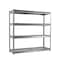 Shuntong Atlas 4-Tier 72 in.W x 24 in.D x 72 in.H Heavy Duty Garage Shelving Load 8000 Lbs, Gray Vein ATLAS722472-4G2000 - alternate 1