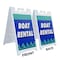Signmission Boat Rental, A-Frame & 2 Decals Installed, Heavy-Duty Plastic Frame SBHD-D-2436-Boat Rental - alternate 4