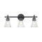 Z-Lite Belle 3-Light Vanity, 24 in W, Matte Black 7519-3V-MB - alternate 3