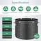 Ipower InfiniPower 10 Gallon Plant Grow Bags, 400G Thick Nonwoven Fabric Pots, 5PK GLGROWBAG10X5GRY - alternate 3