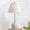 Jonathan Y Miami 29" Minimalist Resin/Metal LED Table Lamp, Gold/White JYL3065A - alternate 3