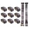 Mytee Products 2in x 16ft ratchet for E-track, gray Van Trailer Semi Truck, 10PK ETKRS216x10 - alternate 1