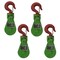 Mytee Products 2 Ton Snatch Block w/ SHACKLE Crane 3/8 Wire Rope Sheave Tow Axle Lift Truck, 4PK SB3-2x4 - alternate 1