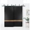Sartodoors Slab Barn Door Panel Planum 2010 Black 24x80 Solid Core Modern Interior PLANUM2010S-BLK-24 - alternate 1