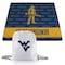 Picnic Time Family Of Brands NCAA West Virginia Mountaineers Impresa Picnic Blanket - Lightweight Beach Blanket 819-01-999-836-0 - alternate 1