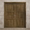 Sartodoors Sliding French Double Pocket Doors 64 x 80 inches, Ego 5010 Marble Oak, Kit Rail Hardware, Solid EGO5010DP-DMR-64 - alternate 3
