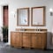 James Martin Vanities Bristol 72'' D Vanity, Saddle Brown w/ Victorian Sil Silestone Top w/FreePower Wireless Charger 157-V72-SBR-FVSL - alternate 5