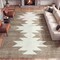 Jonathan Y Peyton Minimalist Geometric Totem Non-Slip Machine-Washable Beige/Cream 4 ft. x 6 ft. Area Rug WSH510L-4 - alternate 4