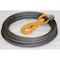 Mytee Products Wire Rope Steel Core Winch Cable 1/2in x 75ft Self-Locking Swivel Hook WW12-75 - alternate 3