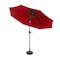 Pure Garden 10-Foot Outdoor Tilting Patio Umbrella, Red 50-100-R - alternate 3