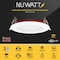 Nuwatt 4 Inch 2 Hour Baffle Trim Fire Rated Recessed Lighting Canless LED Lights 2700K-5000K, 900LM, 6PK NW-PB-DL-4-12W-5CT-FR-WH-6P - alternate 4