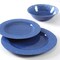 Studio California Mauna 12-Piece Dinnerware Set in Cobalt Blue Crackle Look Decal 114335.12 - alternate 4
