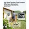 Wrightmaster Retractable 5/8 in. Dia x 100 ft. Wall Mount Garden Hose Reel with 9 Modes Nozzle, 180 Deg Swivel ZOR-I40S - alternate 2
