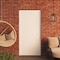 Vdomdoors Front Exterior Prehung Metal-Plastic Door, Manux 8111 White Silk, Office Commercial and Residential MANUX8111EXD-WS-W36xH80-LH - alternate 3